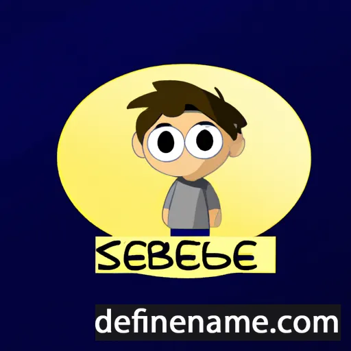 cartoon of the name Sebby