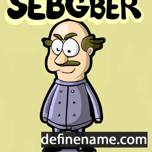 cartoon of the name Seberga