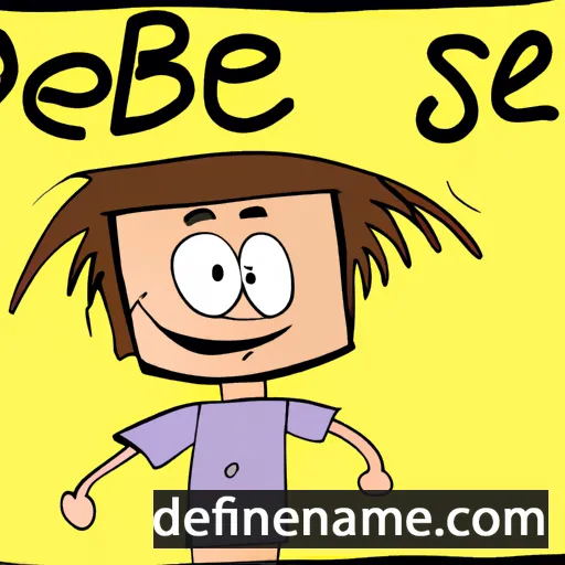 cartoon of the name Sebes