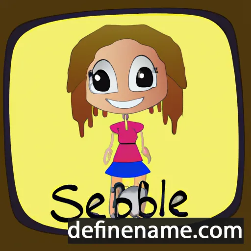 cartoon of the name Sebile