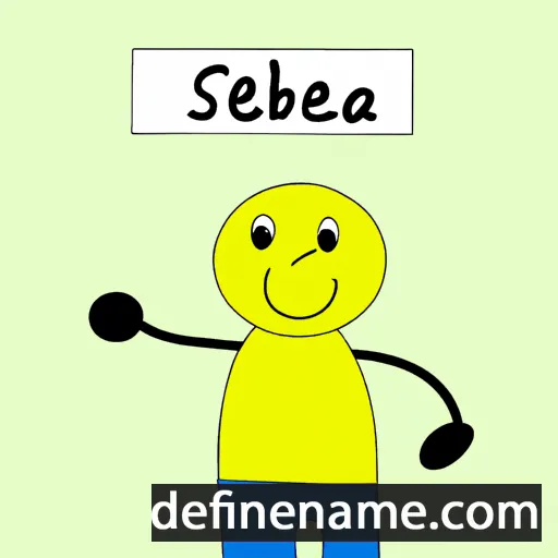 cartoon of the name Sebő