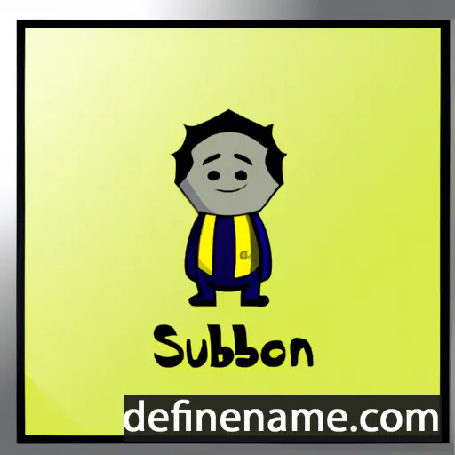 cartoon of the name Sebulon