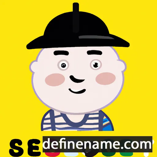 cartoon of the name Sebyong