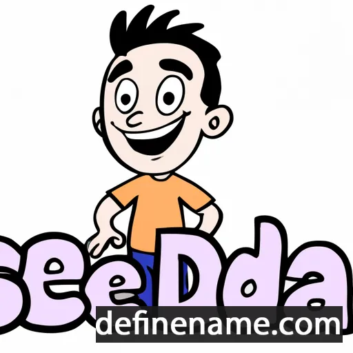 cartoon of the name Sedat