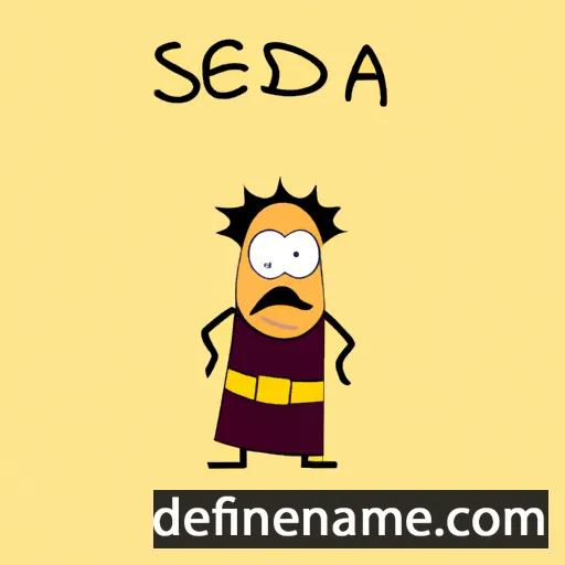 cartoon of the name Sedrak