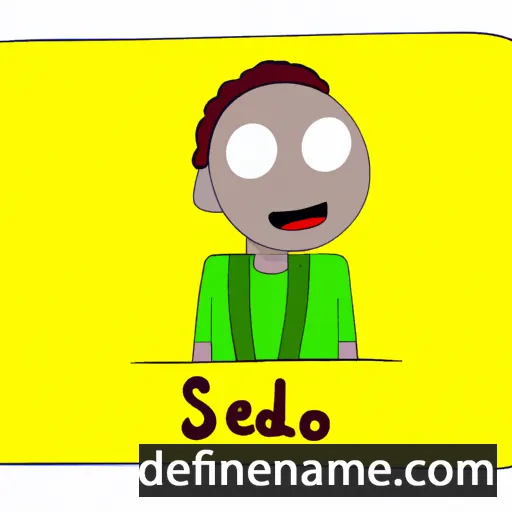 cartoon of the name Sedúlio