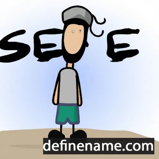 cartoon of the name Seef