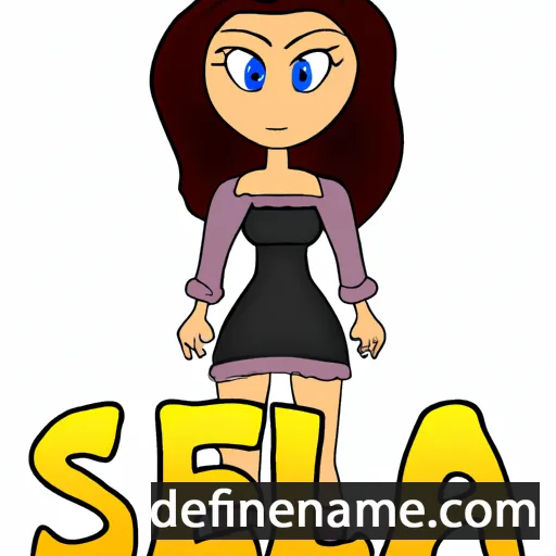 cartoon of the name Seela