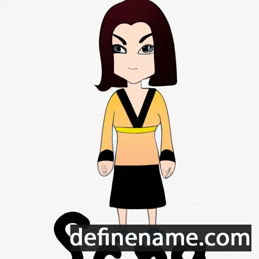 cartoon of the name Seena