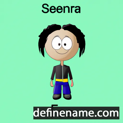 cartoon of the name Sefanja