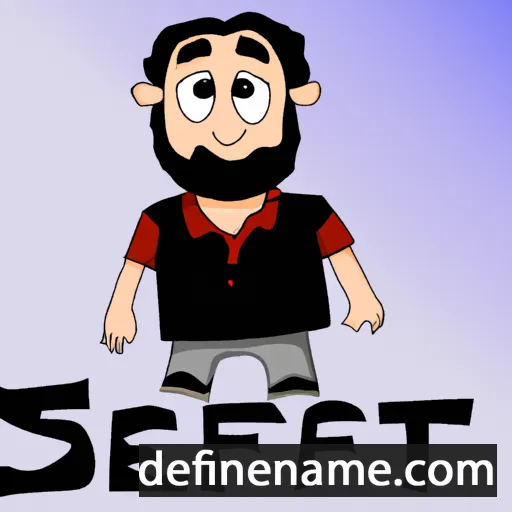 cartoon of the name Sefat