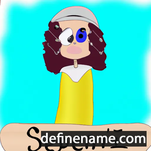 Seferine cartoon