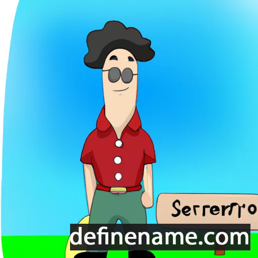 cartoon of the name Seferino