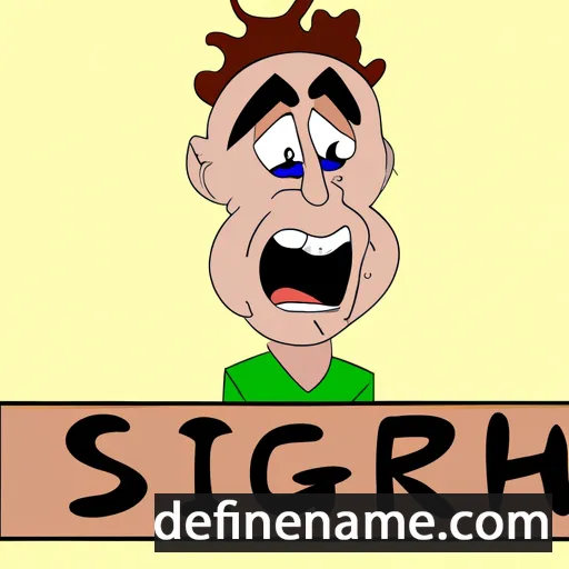 cartoon of the name Seghir