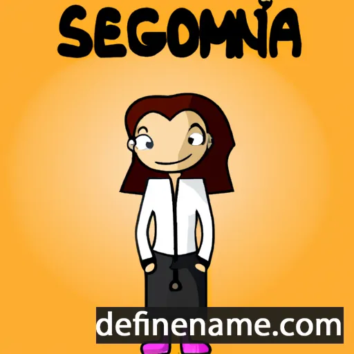 Segimona cartoon