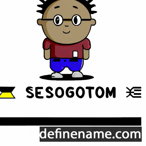 cartoon of the name Segomotso