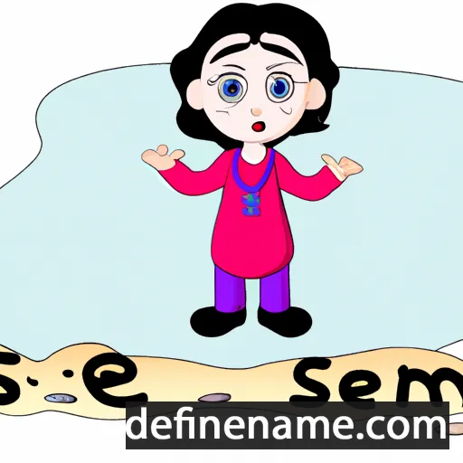 cartoon of the name Sehmi