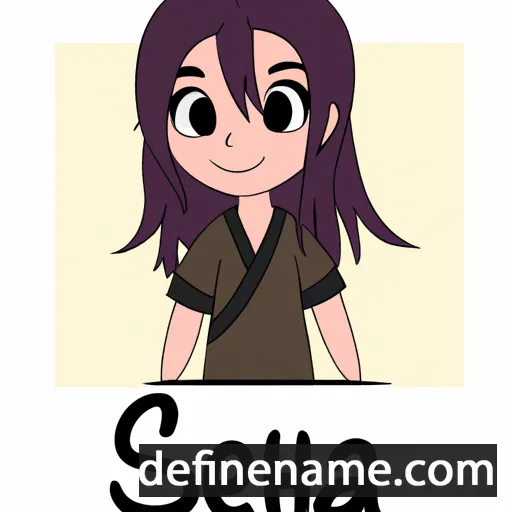 cartoon of the name Seiha