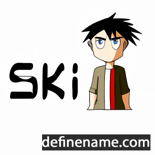 cartoon of the name Seiki