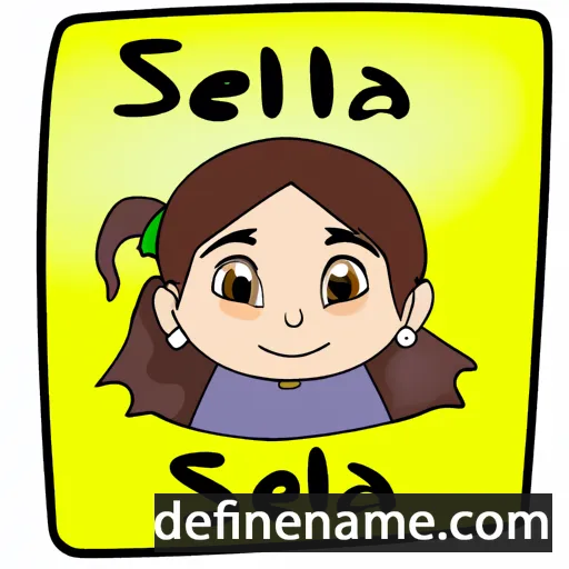 cartoon of the name Seila