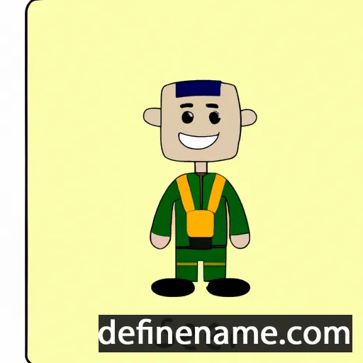 cartoon of the name Sejer