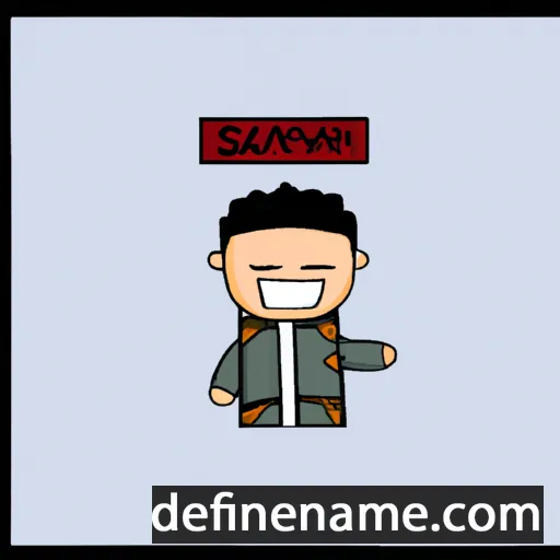 cartoon of the name Sekaryaah