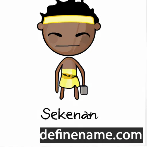 cartoon of the name Sekelelani