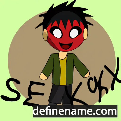 cartoon of the name Sekkai