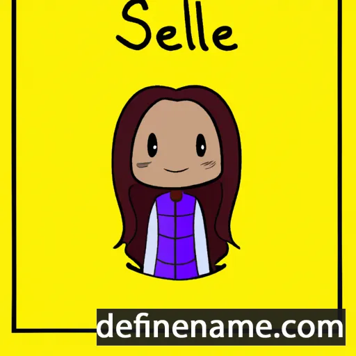 cartoon of the name Selaine