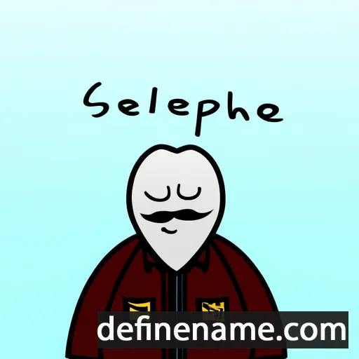 cartoon of the name Selaphiel