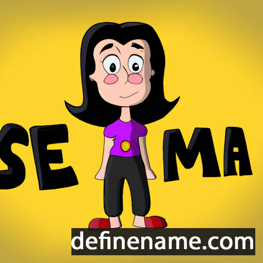 Selbmá cartoon