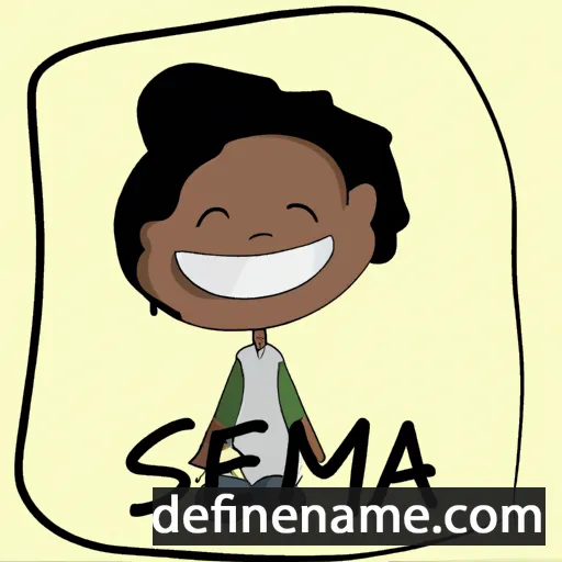 cartoon of the name Selema