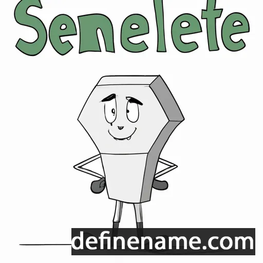 cartoon of the name Selenite