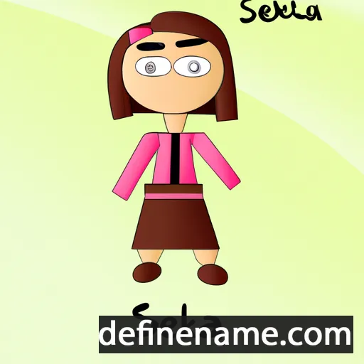 cartoon of the name Selika