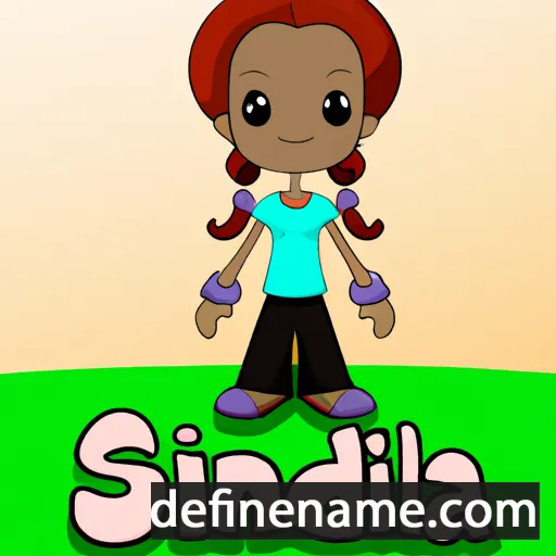 cartoon of the name Selinda