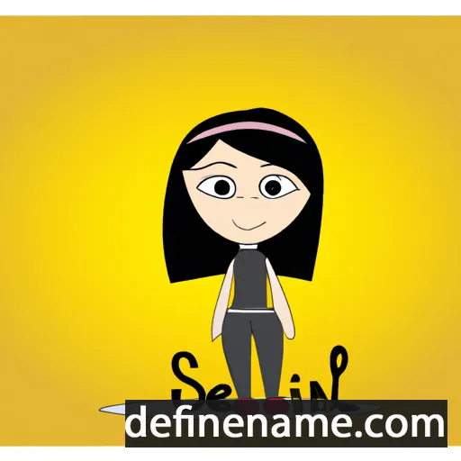 cartoon of the name Seline