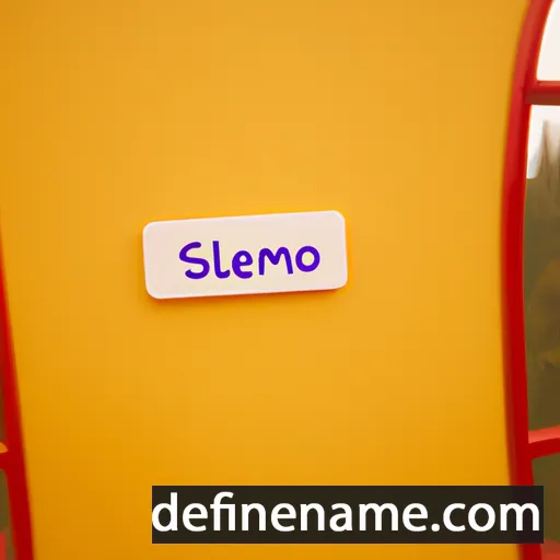 cartoon of the name Selioma