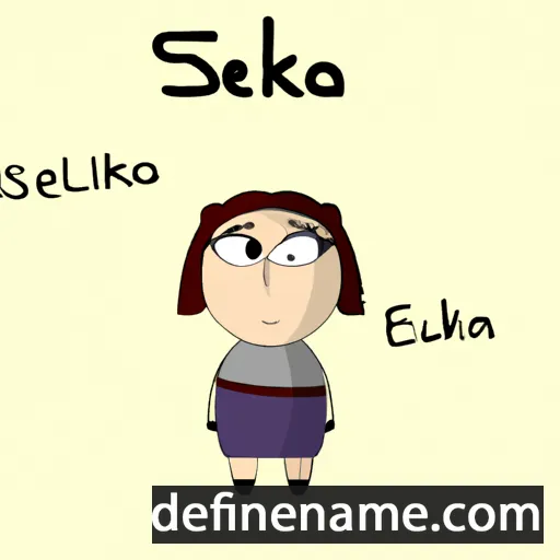 cartoon of the name Selka