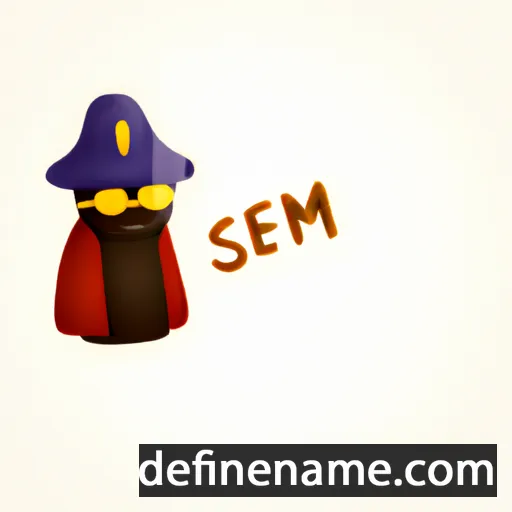 cartoon of the name Selmeg