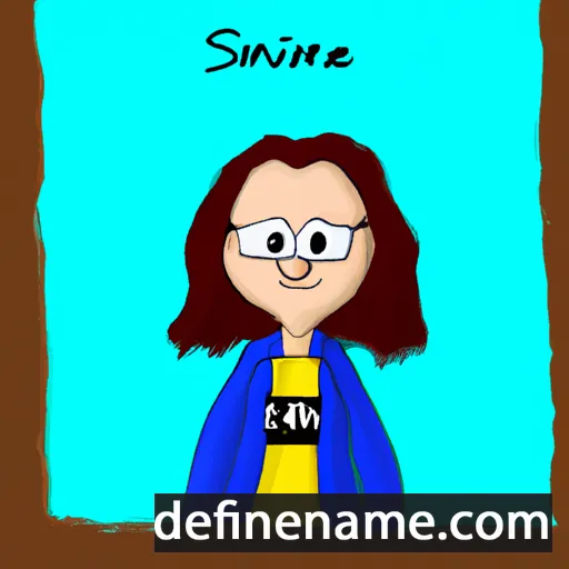 cartoon of the name Selmine