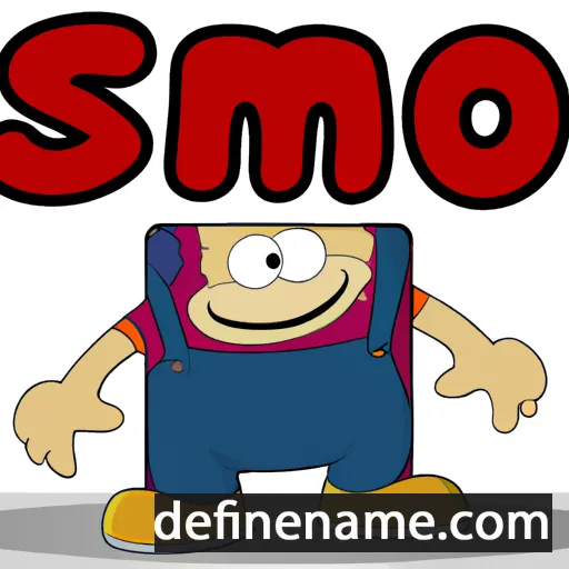 cartoon of the name Selmo