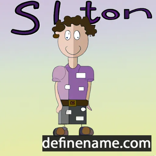 cartoon of the name Selton