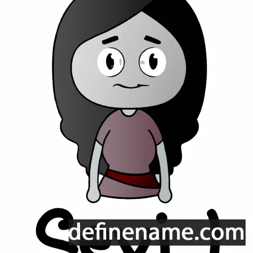 cartoon of the name Selvi