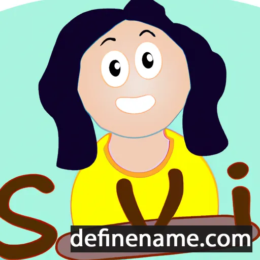 cartoon of the name Selvi