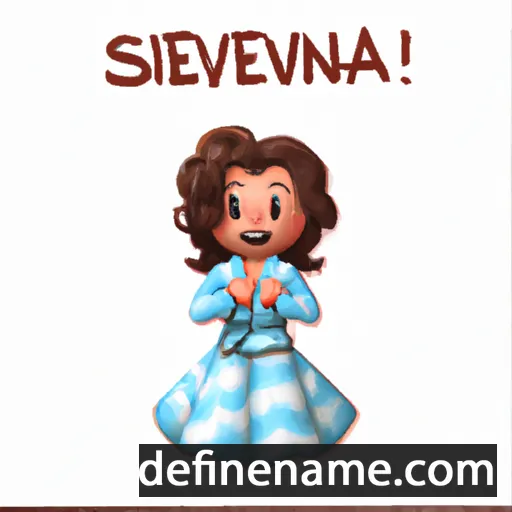 cartoon of the name Selvina