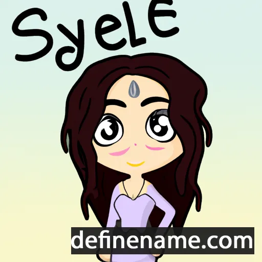 cartoon of the name Selviye