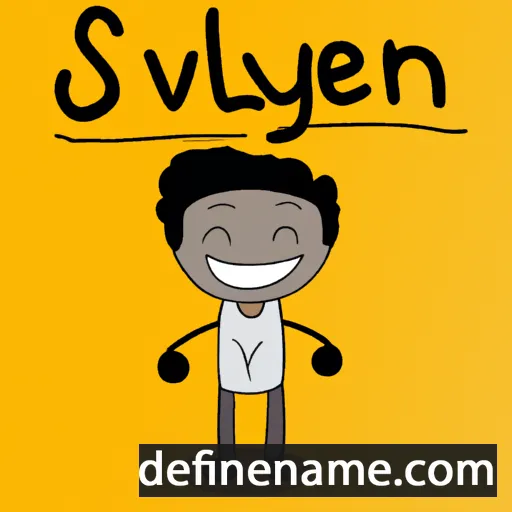 cartoon of the name Selvyn