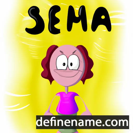 cartoon of the name Semena