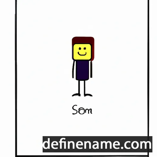 cartoon of the name Semi