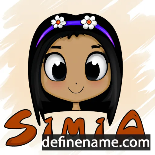 cartoon of the name Semira